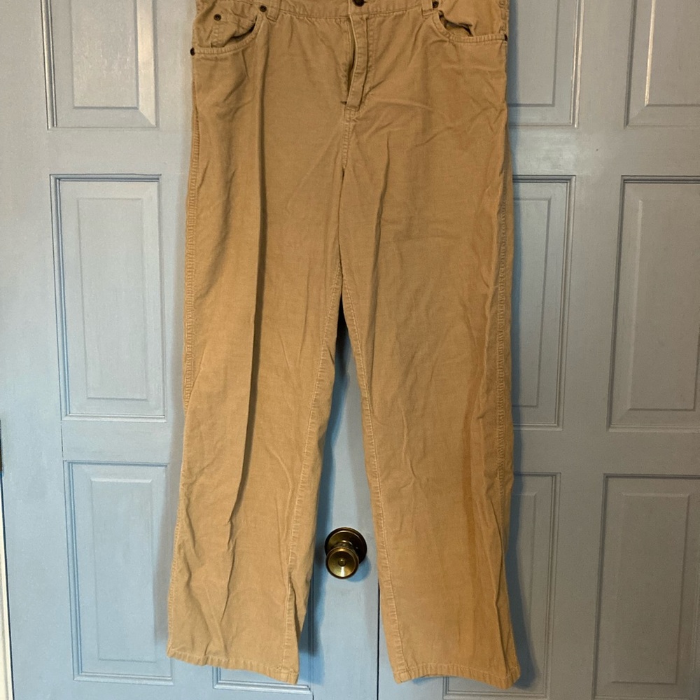 Tan corduroy pants